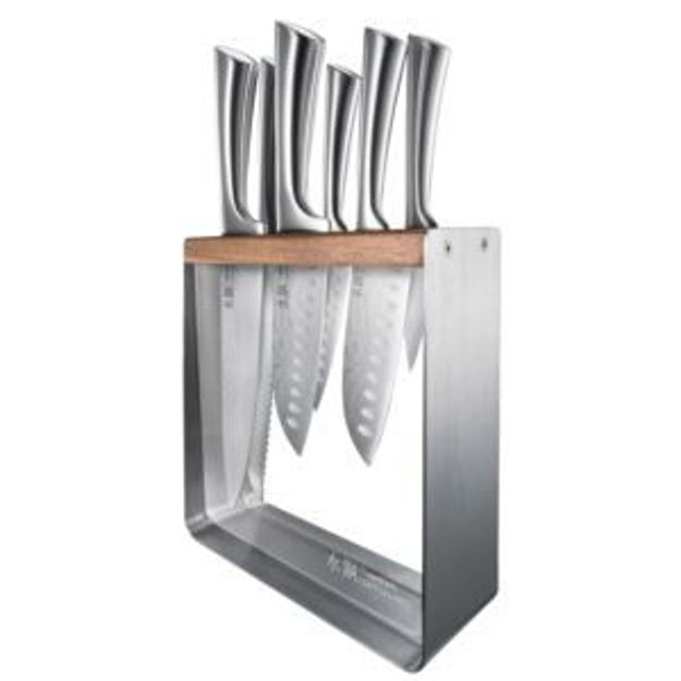 Picture of Damashiro Kinzoku 7pc Knife Block