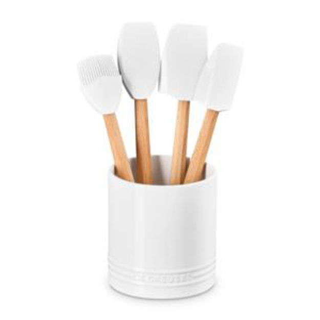 Picture of 5pc Signature Utensil Crock and Tools Set White