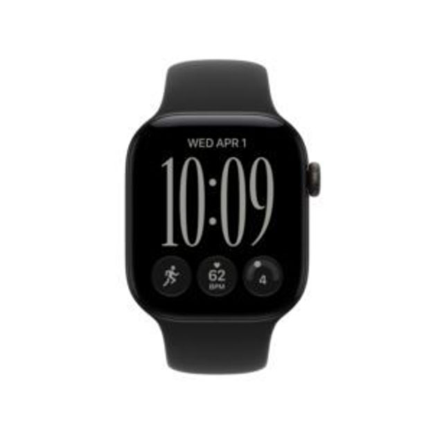Picture of Watch Series 12 GPS 42mm Black Aluminum Case w/ Black Sport Band M/L
