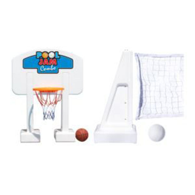 Picture of Pool Jam Combo Inground Volleyball/Basketball Game