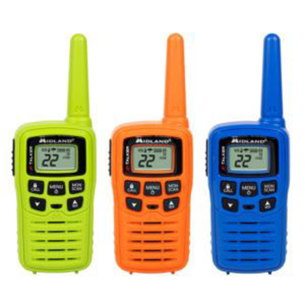 Picture of Multi-Color X-Talker Two Way Radio 3 Pack