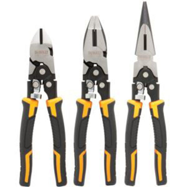 Picture of DeWalt Compound Action Plier Set 3 Pack