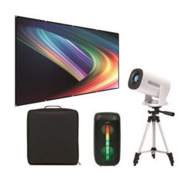 Picture of Movie Theater Kit - Projector, Screen, Tripod, Speaker