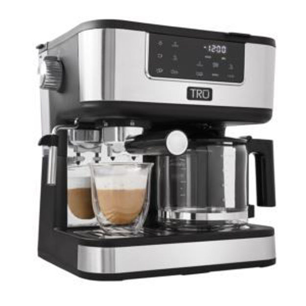 Picture of Espresso Machine/10 Cup Coffee Maker Side by Side