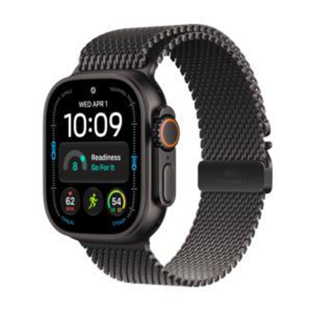 Picture of Watch Ultra 4 GPS+Cellular 49mm Black Case w/ Black Titanium Milanese Loop - S