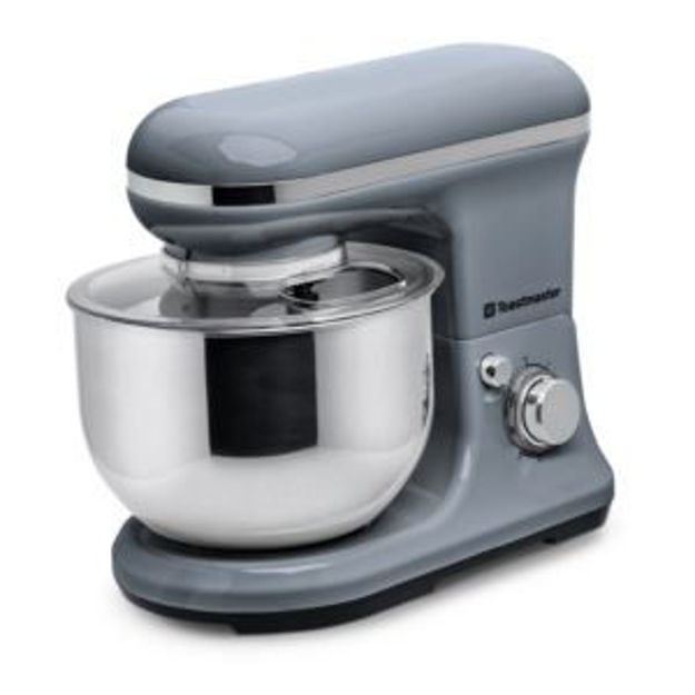 Picture of Stand Mixer 5L Bowl w/ Dough Hooks & Beaters Gray