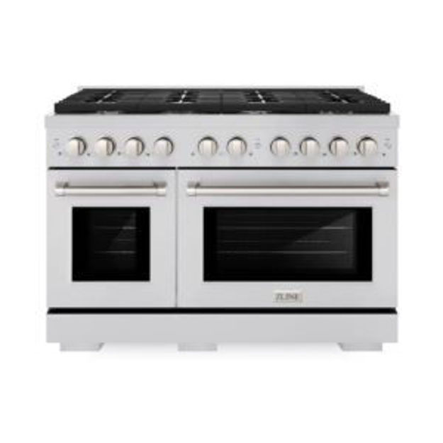 Picture of 48'' Paramount 8B Gas/Dbl oven SS