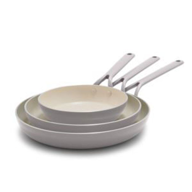 Picture of Alto Ceramic Nonstick 3pc Fry Pan Set Sage