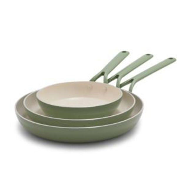 Picture of Alto Ceramic Nonstick 3pc Fry Pan Set Coastline
