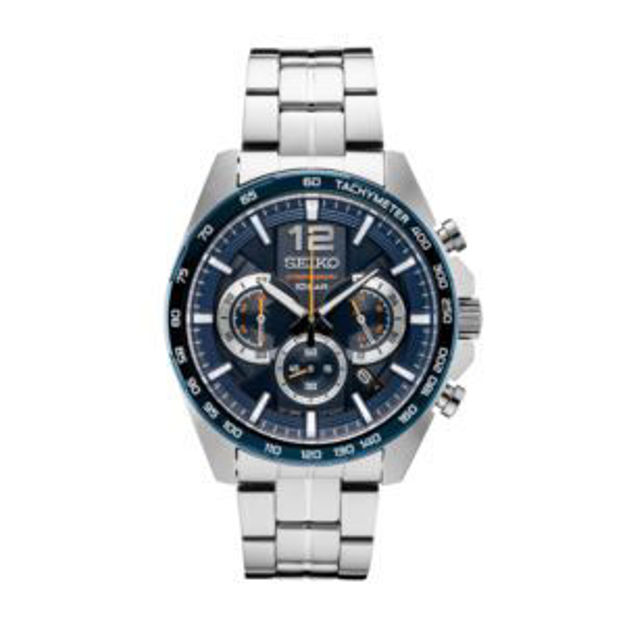 Picture of Essentials SS Chronograph Watch - Blue Dial