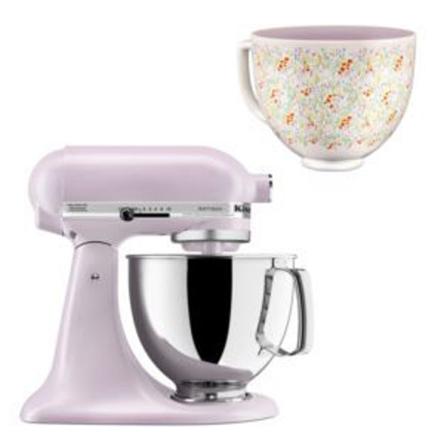 Picture of KitchenAid Artisan 5-Qt. Stand Mixer Kit with Wildflower Ceramic Bowl