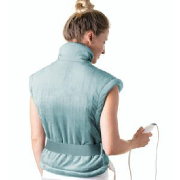 Picture of PureRelief XL Back & Neck Heating Pad Sea Glass