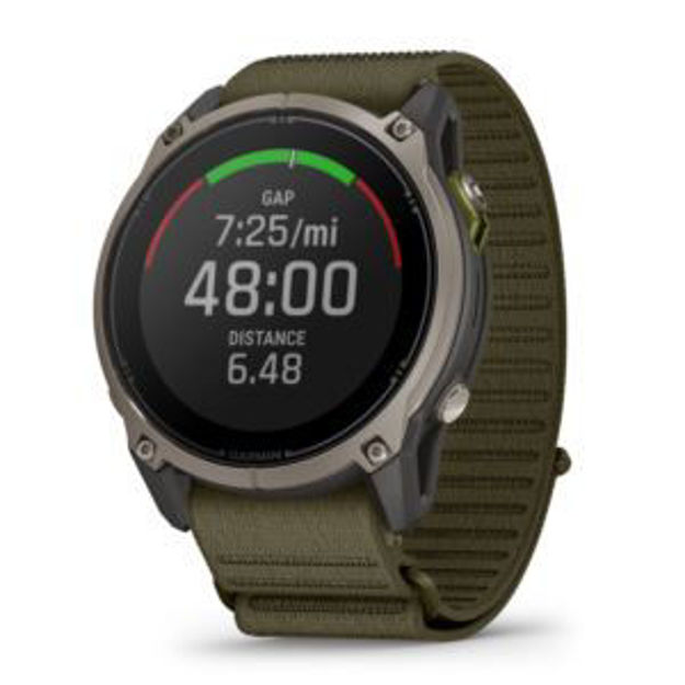 Picture of Enduro 4 Ultraperformance GPS Smartwatch Titanium w/ Dark Olive Band