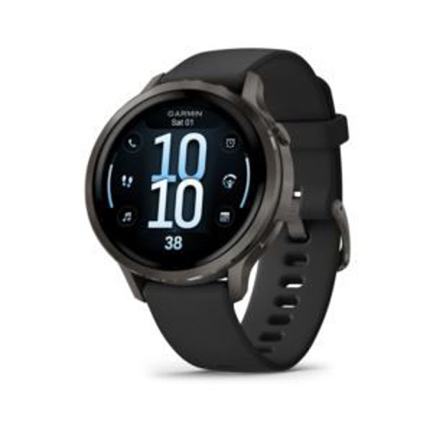 Picture of Venu 4 41mm Slate with Black Silicone Band