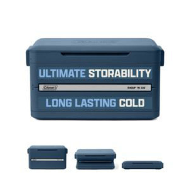 Picture of Snap N Go 45qt Collapsible Hard Cooler Sapphire