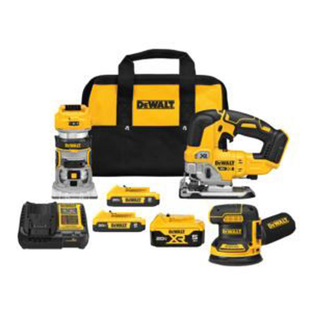 Picture of 20V MAX 3-Tool Combo Kit - Orbital Sander Router Jig Saw