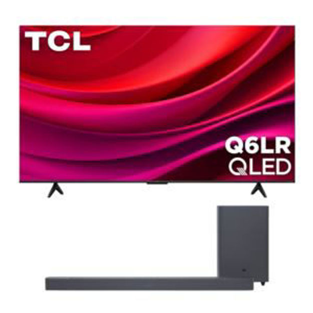 Picture of 55" Class QLED TV w/ 2.1 Deep Bass 2.1 Channel Soundbar w/ Wireless Subwoofer